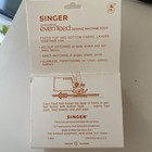 Singer 1960s Vintage Smooth And Even Feed Sewing Machine Foot C-400 Ex Cond