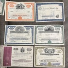 180 Stock Certificates Wow     18 Different  10 Each