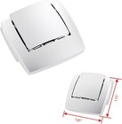Tour Pack Pak Latches Fits For Touring Street Electra Road Gl Color  Chrome x4