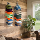 4 Pack Hat Organizer For Baseball Caps  Hat Rack For Wall Hold Up To 40 Hats  Ha