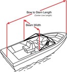 Taylor Made Products Semi-custom Pontoon Playpen Boat Cover  Gray 17 1  - 18 0 