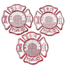Briggsville Wi Fire Company Department Sew On Patch Lot 3 Hook   Ladder Hydrant