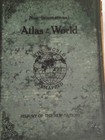 Antique 1920s World Atlas Book New International Illustrated History New Nations