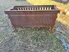 Antique Cast Iron Fireplace Insert Log Holder