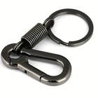 1 4pcs Retro Style Simple Strong Carabiner Shape Keychain Key Chain Ring Keyring