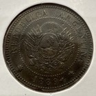 1889 Un Centavo Argentina Libertad Capped Liberty Head - High Grade