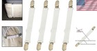 Multi-purpose Bed Sheet Grippers  Adjustable Clips For All Bed Sizes - 4 Pcs