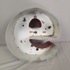 Vintage Metal Letter E Marquee Sign Industrial Decor Channel Lighting No Lights