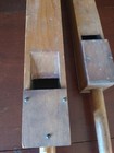 Antique Wood And Metal Organ Pipes-lot Of 2