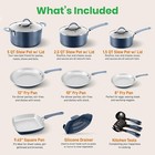 Nutrichef  Oven  Lids  Utensil Nccw20s 20-piece Nonstick Cookware