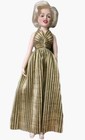 Vintage 80 s Marilyn Monroe Doll Famous Gold Dress 11 5  Collectors Edition 