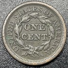 1846 Small Date Braided Hair Large Cent Extremely Fine Xf Coin Details