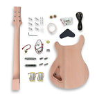 Electric Guitar Diy Kit For Prs Style 22 Fret 24 75 Inch Flame Maple Veneer Body