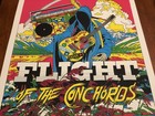 Tyler Stout Flight Of The Conchords Poster Santa Barbara 2009 Mint Rare Signed