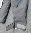 Obermeyer Ski Jacket Fusion Series Mens Medium Hooded Grey  White