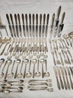 Antique 8  Lbs  International Sterling Silver Wedgewood Flatware Set 114 Pcs 
