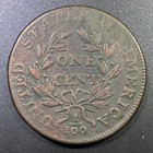 1798 Draped Bust Large Cent S-166 Early Copper Very Sharp Details Surface Issues
