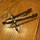 Antique Vintage Silver Plated Asparagus Tongs 3-finger Asparagus Tongs Free Ship