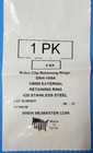  10 Pcs  Rotor Clip Retaining Rings  Dsh-10sa  10mm Erternal 420 Stainless Steel