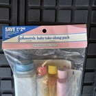 Johnsons s Baby Take-along Pack 1990 Powder Bath Shampoo Lotion Rash Cream