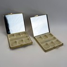Vintage Cherub Pill Boxes     Pair Of Compact Trinket Cases W  Mirror Vanity Decor