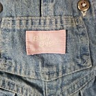 Vtg Osh Kosh B gosh Denim Vestbak Overalls Pink Label Made In Usa 90s 3 6 Months