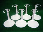 Doll Stands Set Of 6 White Painted Metal For Dolls 3 To 5 Inches Kaiser   1001