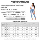 Women High Waist Jeans Skinny Stretchy Ripped Denim Pants Ladies Casual Trousers