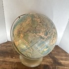 Vintage Rand Mcnally World Portrait 12  Raised Topographical Globe Soviet Union