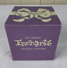 Vintage Tussy Enchante Dusting Powder Sealed Nos Purple Puff Boxed