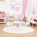Fantasy Fields - Rainbow Fishnet Play Table   Chairs Kids Furniture - White