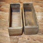 2 Antique Vintage Sewing Machine Wooden Drawers Cottage Core Boxes