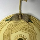 Native American Ceremonial Leather Medicine Shield 1992- 18  X 12 