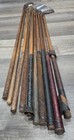 10 Antique Vintage 1920 s Scottish Made Hickory Wood Shaft Golf Clubs