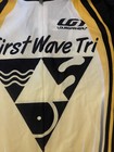 Size L Louis Garneau  Nwt Yellow black First Wave Tri Cycling Jersey Men s    9