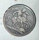 1821 George Iv Silver Crown vf   Nice Looking Coin 