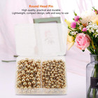 Round Head Pins  300pcs Pushpin Round Pearl Head Pins Dressmaking Sewing Fixed M
