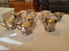 10 Vintage Silver-plated Sugar Bowls