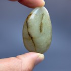 1 7  China Natural Old Jade Carved Rough Stone Statue A225