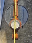 Vintage Short   Mason English Mahogany Banjo Barometer Thermometer United Kingdo