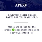 Front   Rear Brake Rotors   Ceramic Pads For 2008-2023 Nissan Rogue Sport