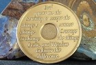 Alcoholics Anonymous Aa 8 Year Bronze Medallion Coin Chip Token Sobriety Sober