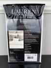Ralph Lauren Spencer Border Sateen 100  Cotton Euro Sham White Sage Green