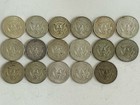 40  Silver Kennedy Half Dollar Coins Lot Of 17 1965-1969 Circulated Ungraded