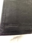 Vintage Coach  Black Leather Mini Six 6 Ring Address Book With Credit Card Slots