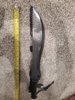 Handmade High Carbon Steel Forest Hunting Machete With Leather Sheath 20 