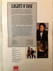 1992 Movie Press Kit  Light Of Day  Photos - Poster  Michael J Fox - Joan Jett 