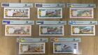 Bahamas 8 Note Specimen Set 1968 Pick  26s Through 33s - All Pmg Graded 949353-4