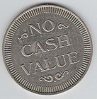 Car Wash Token  Showing Vintage Car   4   1-1 8  Dia  