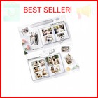 Popotop Photo Album Self Adhesive Scrapbook Album For 4x6 5x7 8x10 Pictures Diy